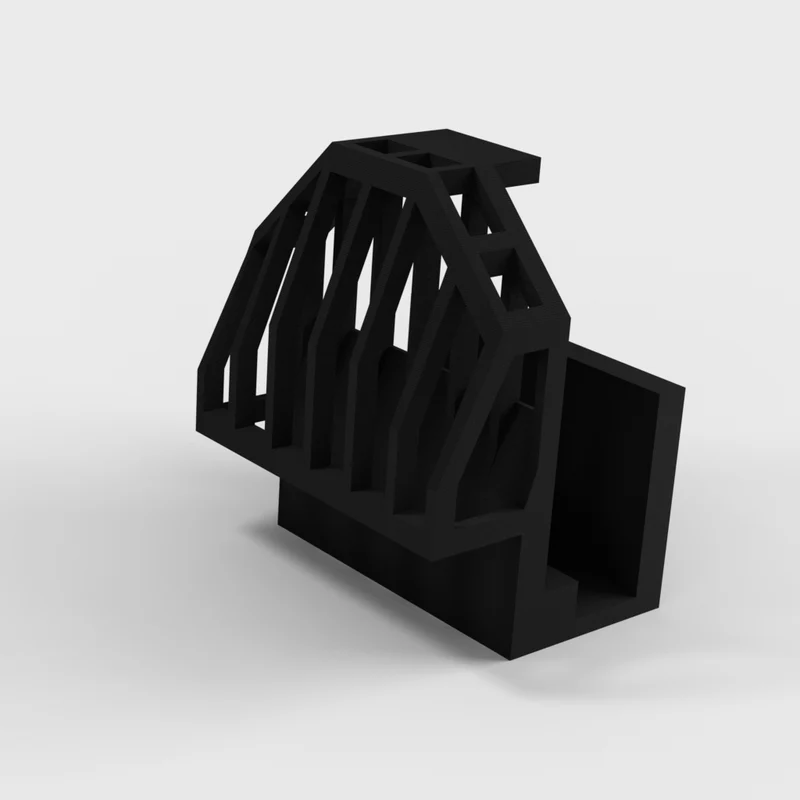 Support de plantes pour aquarium avec bord fixe