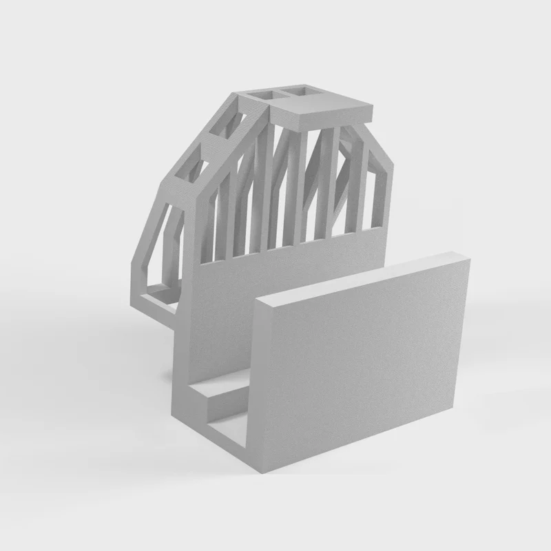 Support de plantes pour aquarium avec bord fixe