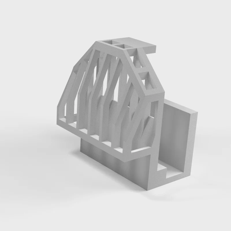 Support de plantes pour aquarium avec bord fixe