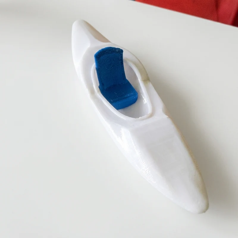 Siège de kayak à l'échelle 1:10 pour kayaks miniatures