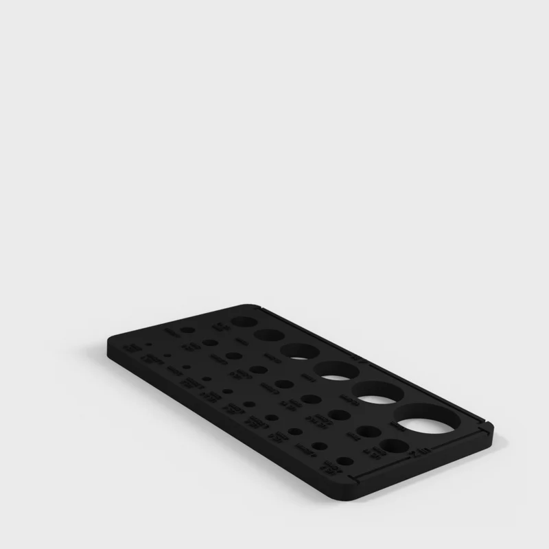 Mètre ruban et mesureur d'aiguilles combinés pour le tricot