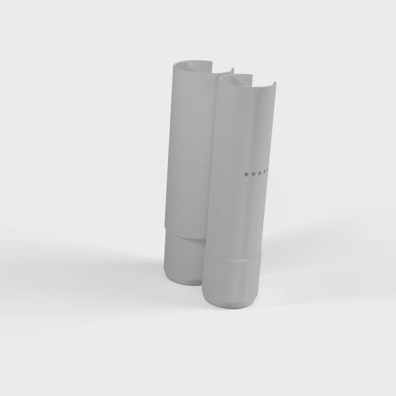 Étui tubulaire pour le rangement de projets de tricot
