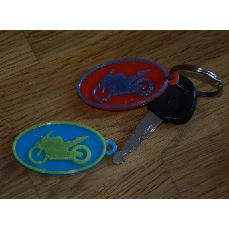 Porte-clés pratique et simple pour moto