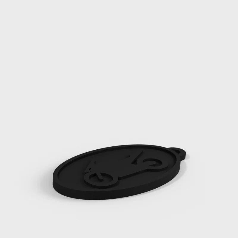 Porte-clés pratique et simple pour moto
