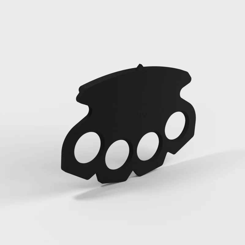 Plaque de béquille avec design en fer forgé pour moto