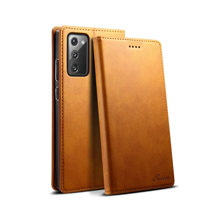Coque de Téléphone Cuir Stand MARSEN