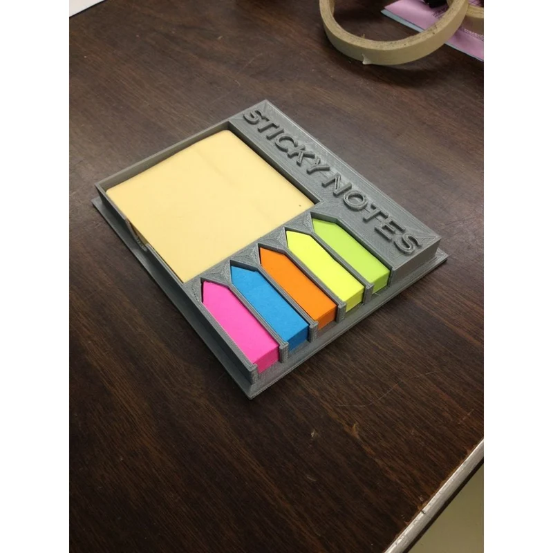 Support pratique pour notes repositionnables et marque-pages