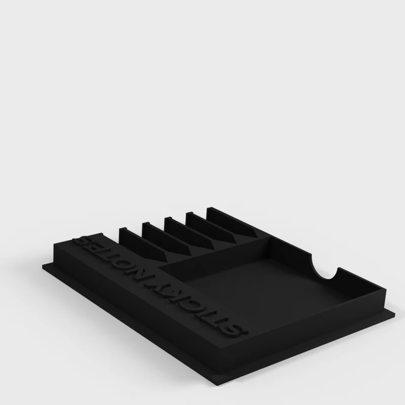 Support pratique pour notes repositionnables et marque-pages