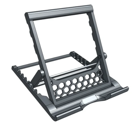 Barre pliable et support réglable pour tablette