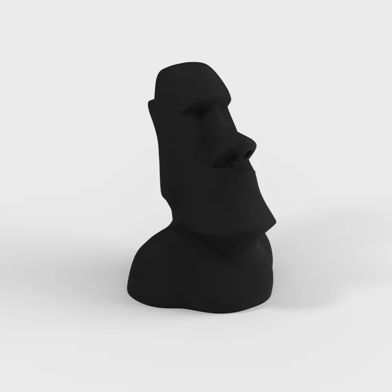 Statue Moaï en caoutchouc pour nettoyeurs de vitre (plecostomus)