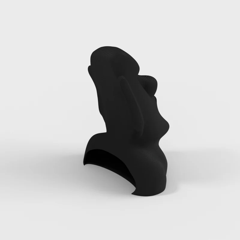 Statue Moaï en caoutchouc pour nettoyeurs de vitre (plecostomus)