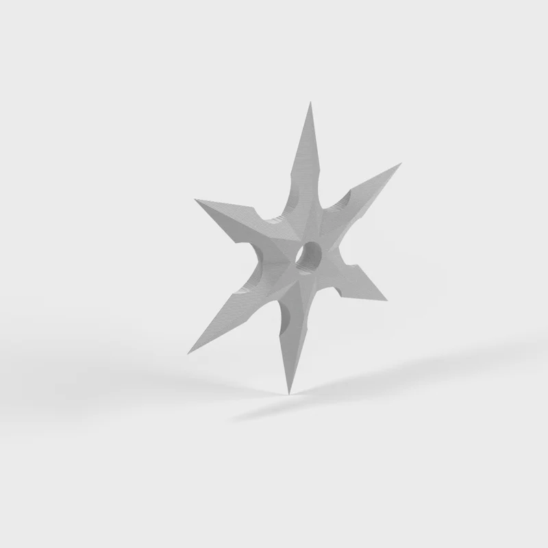 Shuriken classique décoratif couteau de lancer pour exposition