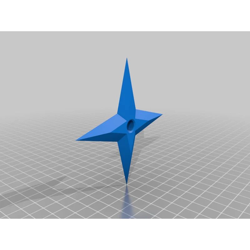 Shuriken classique décoratif couteau de lancer pour exposition