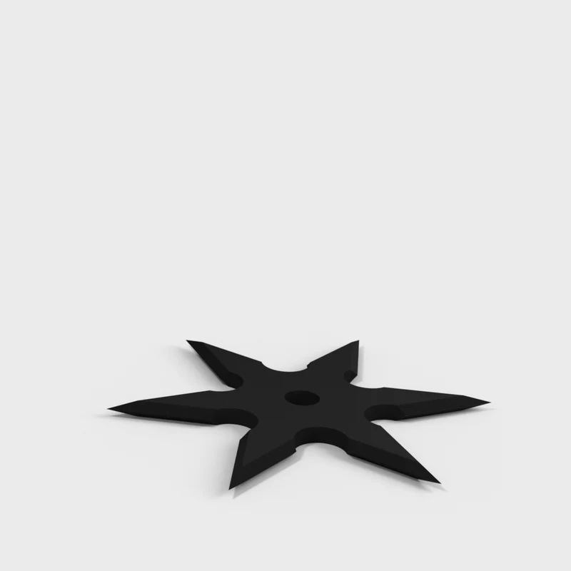 Shuriken classique étoile de lancer pour l'entraînement et le cosplay