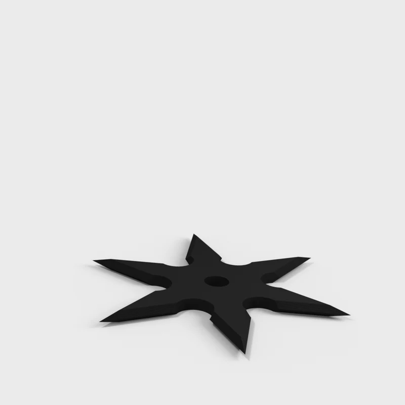 Shuriken classique étoile de lancer pour l'entraînement et le cosplay