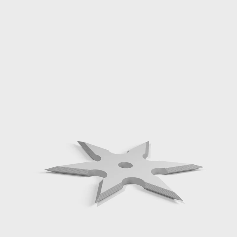Shuriken classique étoile de lancer pour l'entraînement et le cosplay