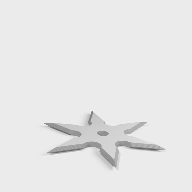 Shuriken classique étoile de lancer pour l'entraînement et le cosplay