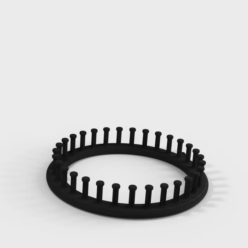 Anneau à tricoter circulaire de 180 mm avec 31 aiguilles