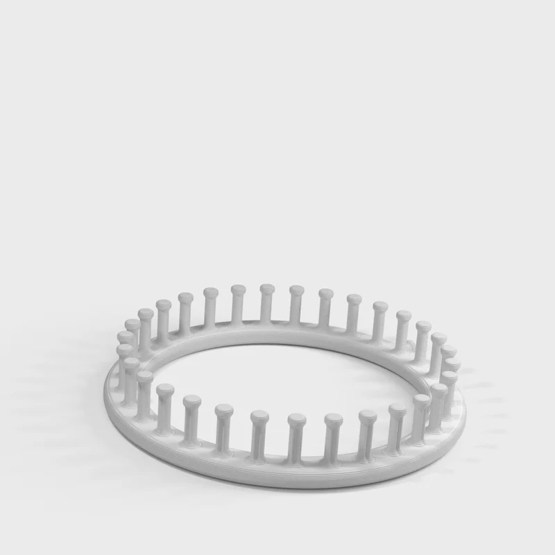 Anneau à tricoter circulaire de 180 mm avec 31 aiguilles