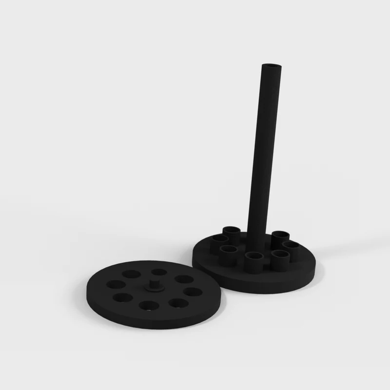 Support pratique pour le rangement des aiguilles à tricoter