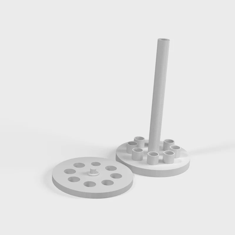 Support pratique pour le rangement des aiguilles à tricoter