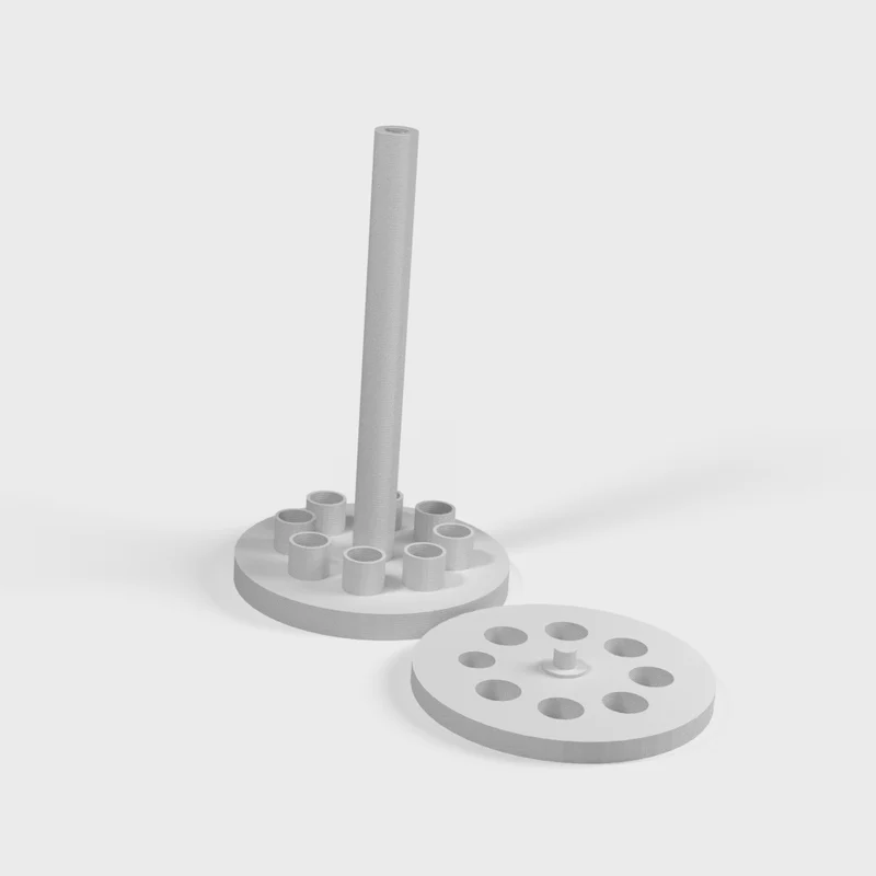 Support pratique pour le rangement des aiguilles à tricoter
