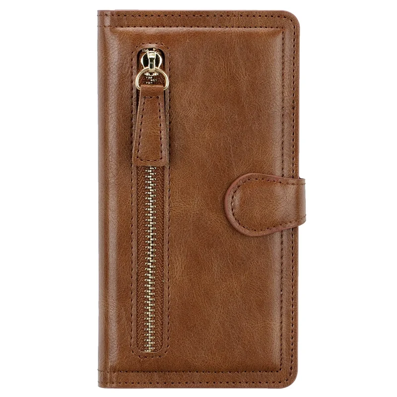 Coque de Téléphone Cuir Zippé ZALTAN