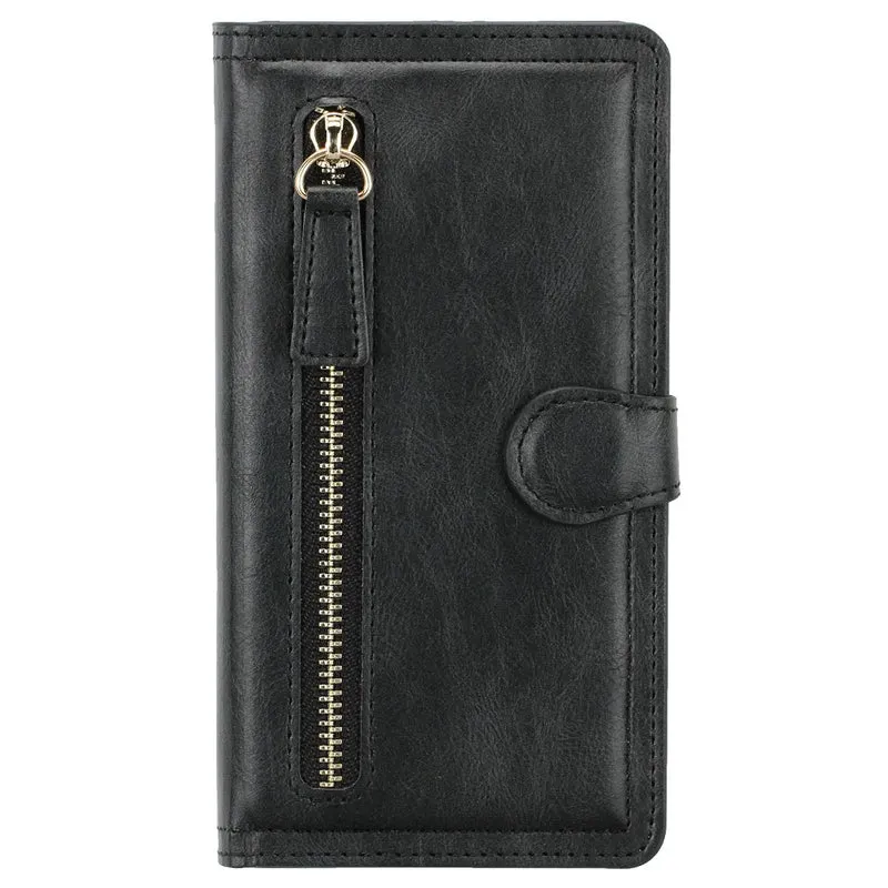 Coque de Téléphone Cuir Zippé ZALTAN