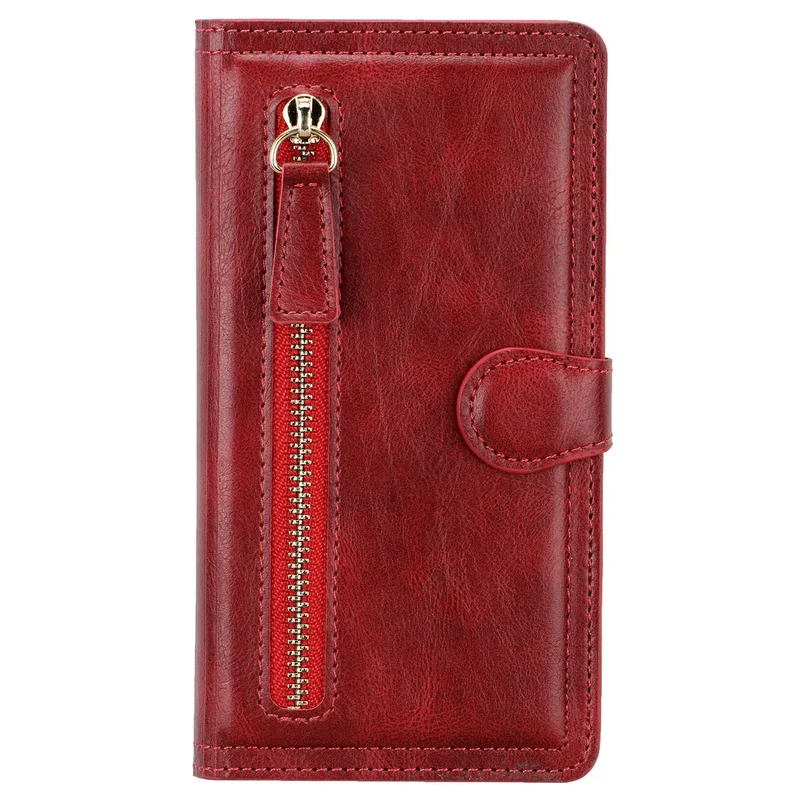 Coque de Téléphone Cuir Zippé ZALTAN