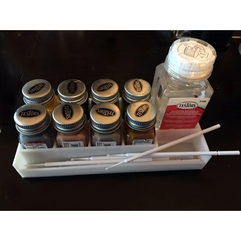 Palette de peinture pour peintures et pinceaux de modélisme Testors