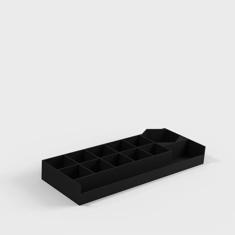 Plateau d'organisation pour peinture de modélisme, colle et pinceaux