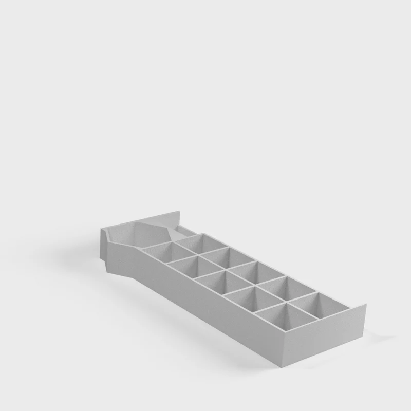 Plateau d'organisation pour peinture de modélisme, colle et pinceaux