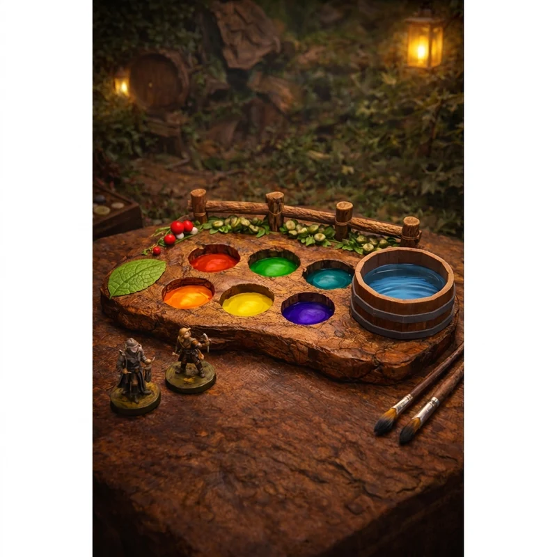 Palette Shirebrush pour la peinture de miniatures et le wargaming