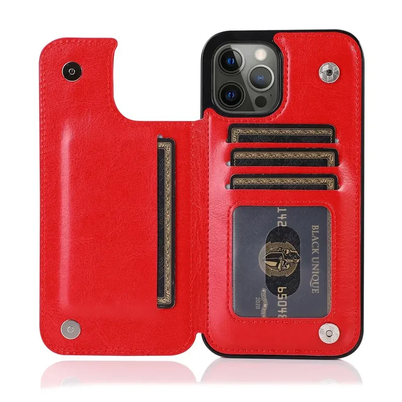Coque Téléphone Cuir Aimant VELTH