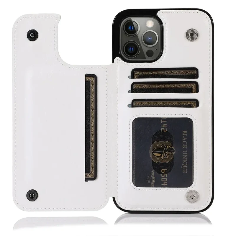 Coque Téléphone Cuir Aimant VELTH