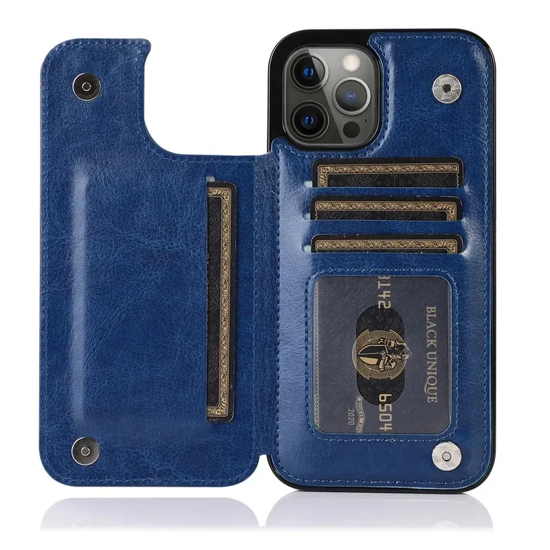 Coque Téléphone Cuir Aimant VELTH