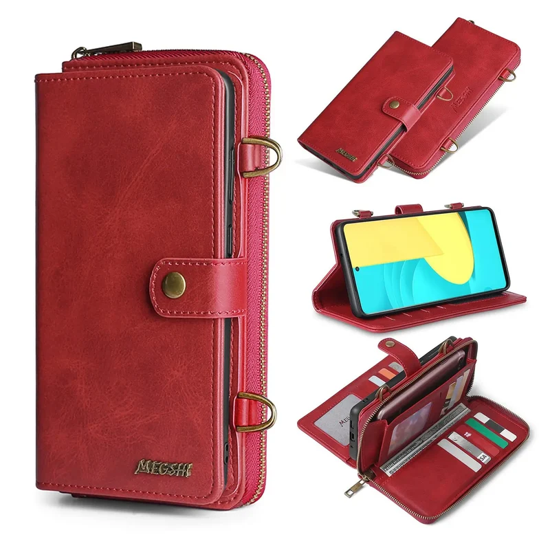 Coque de Téléphone Flip PU MEGSHI