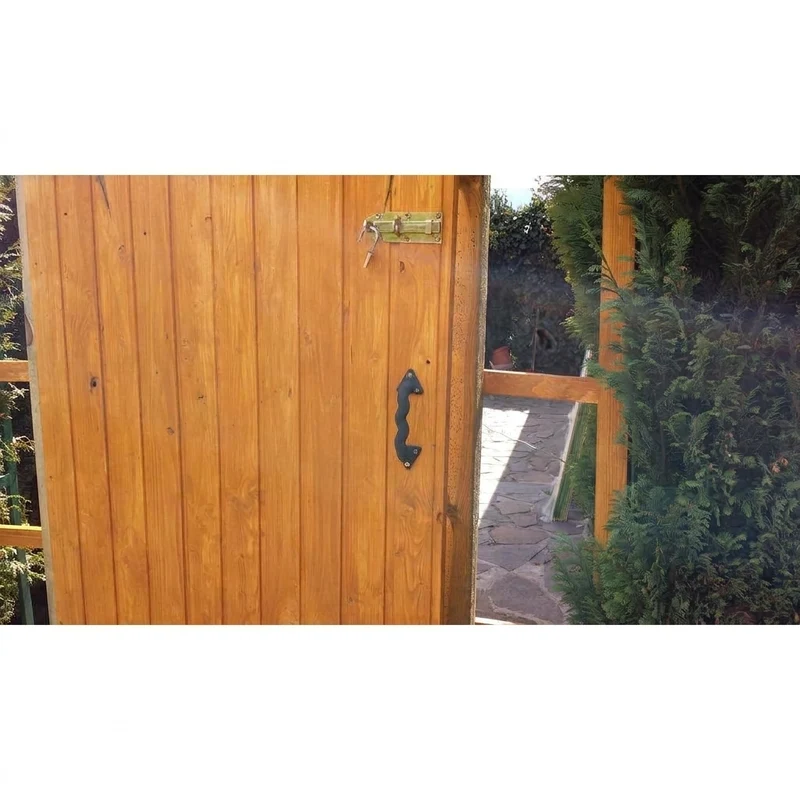 Poignée de porte tressée pour portes de jardin et abris