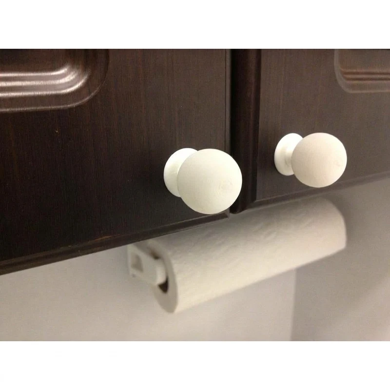 Bouton rond simple pour armoires et tiroirs