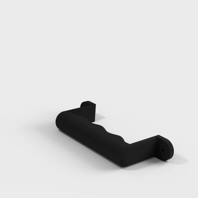 Poignée ergonomique pour armoires et tiroirs