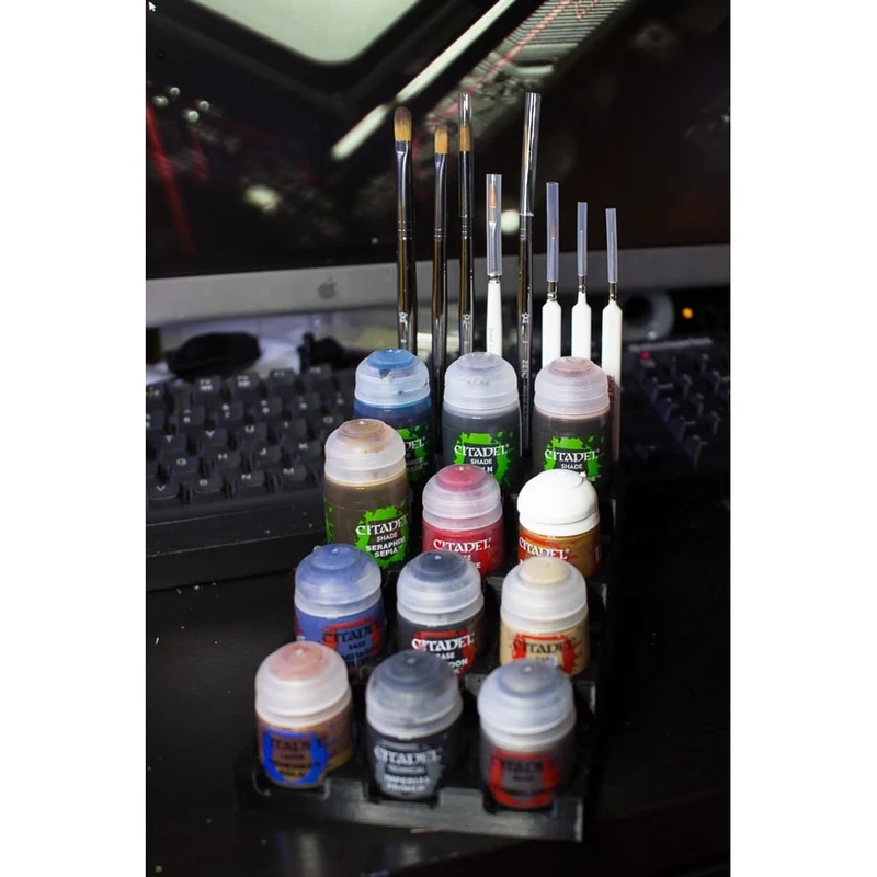 Support pour pots de peinture et pinceaux Citadel