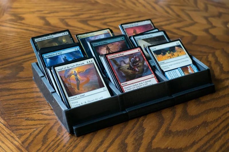 Bacs de tri modulaires pour cartes à collectionner et MTG
