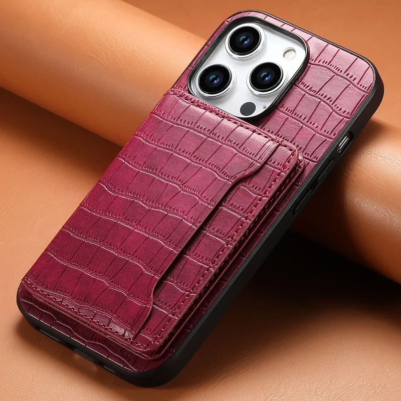Coque Téléphone Cuir Magnétique BROSS