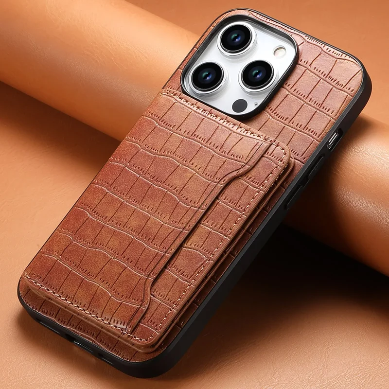 Coque Téléphone Cuir Magnétique BROSS