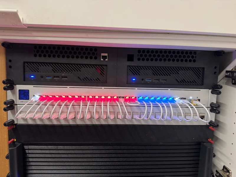 Support de rack 2U Minisforum MS-01 pour 10" et 19"