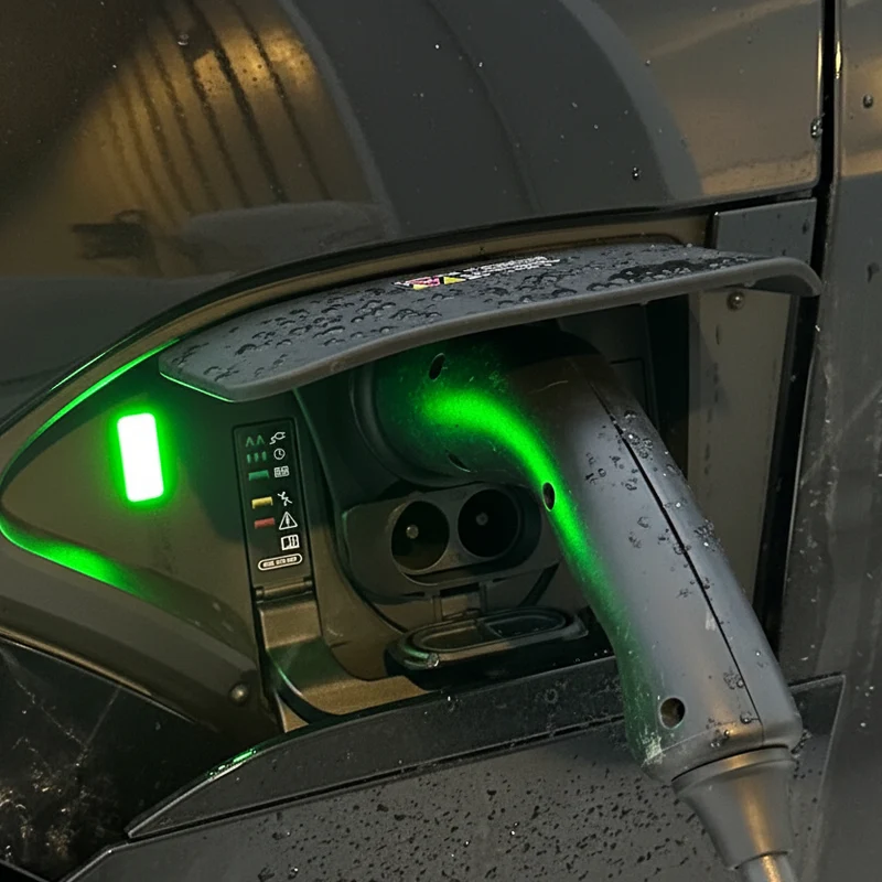 Couvercle de protection pour port de charge Audi e-tron contre les intempéries hivernales