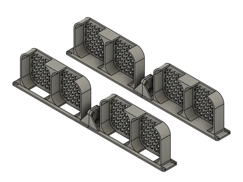 Support de rack 19 pouces pour quatre ponts Philips Hue