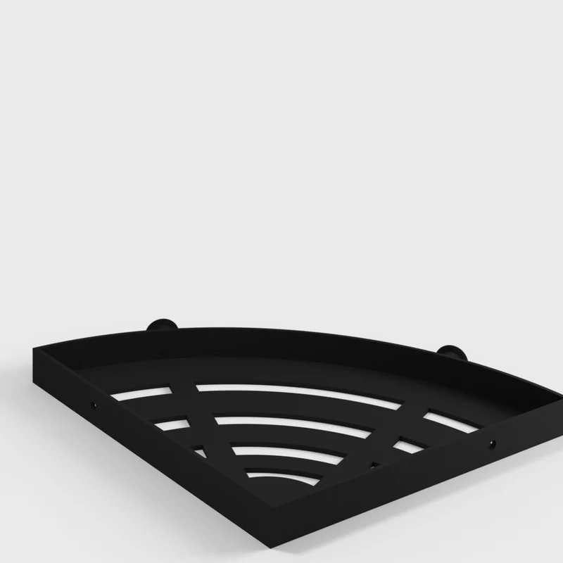 Étagère d'angle pratique pour douche et salle de bain