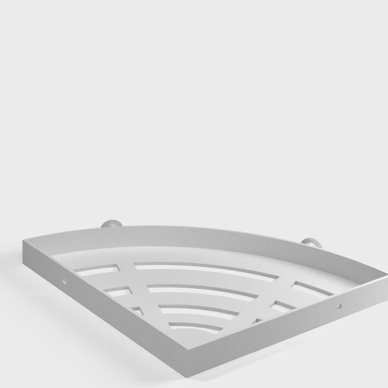 Étagère d'angle pratique pour douche et salle de bain