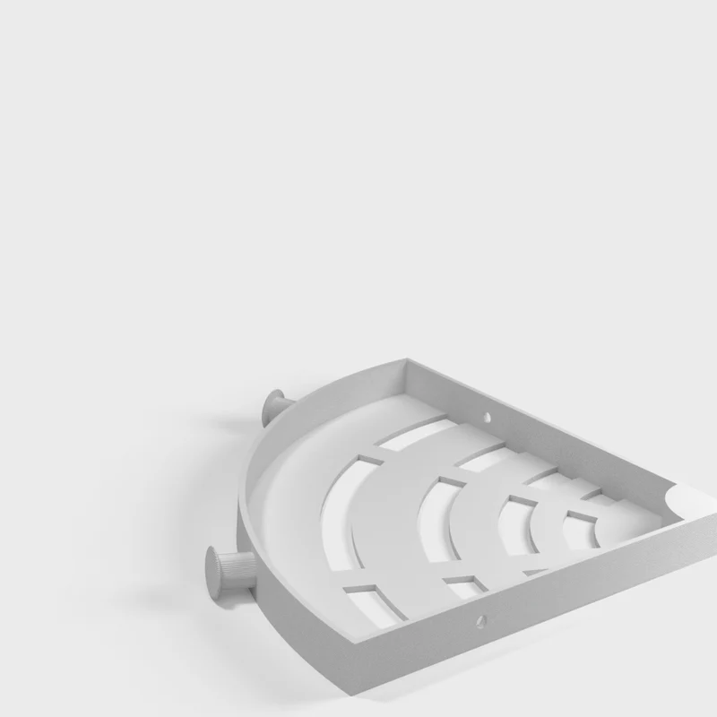 Étagère d'angle pratique pour douche et salle de bain